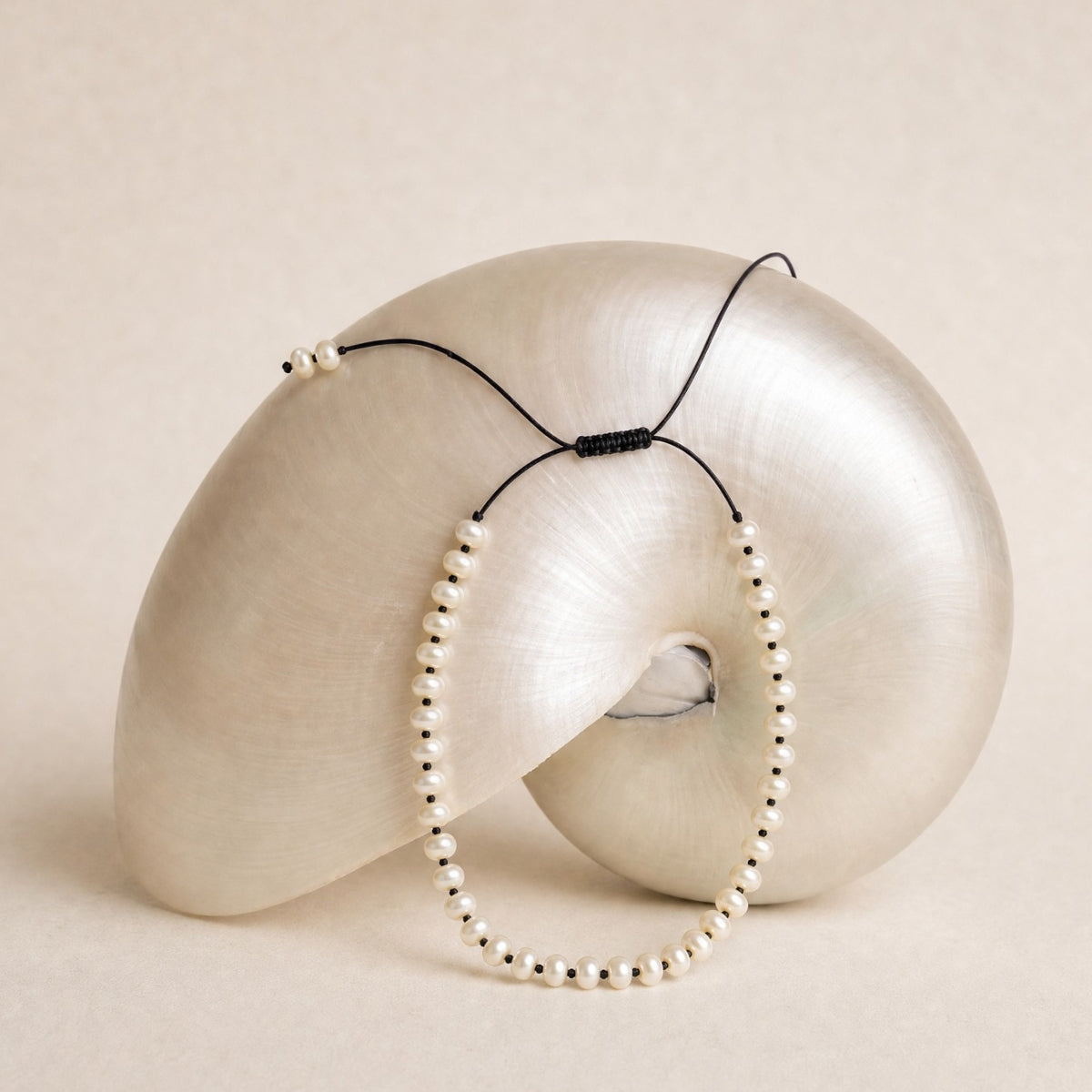 Evangeli Necklace — Black Cord