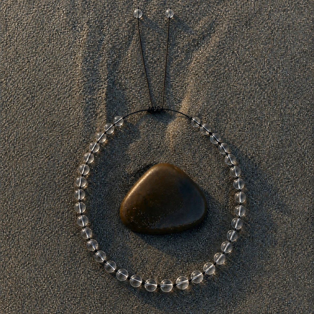 Natalia Necklace — Black Cord