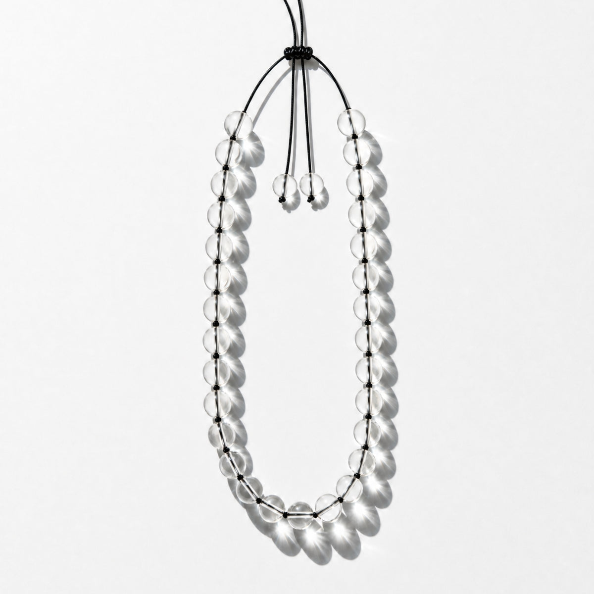 Natalia Necklace — Black Cord