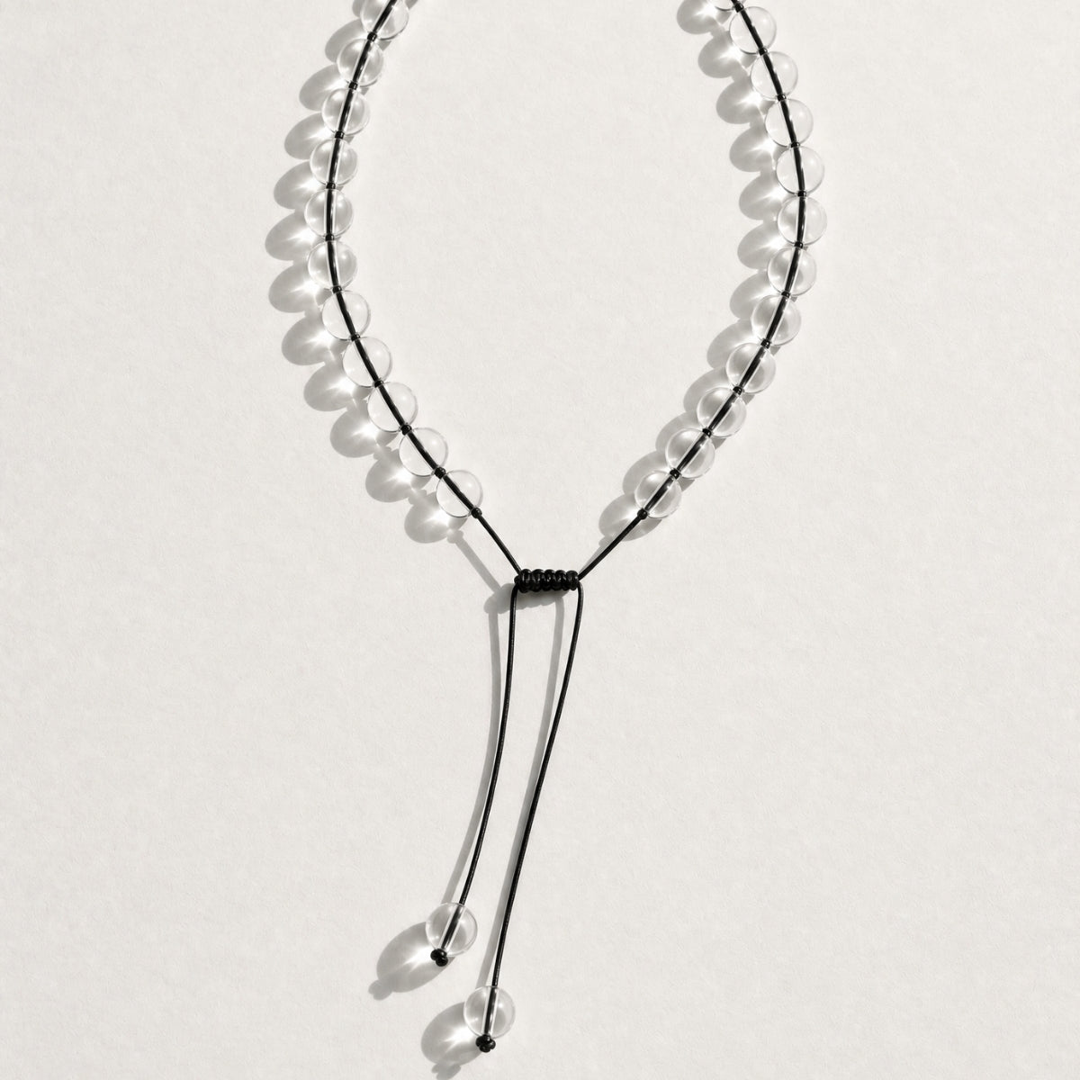 Natalia Necklace — Black Cord